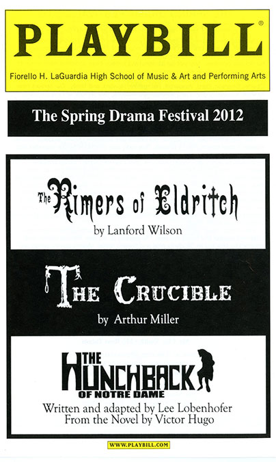 spring drama festival 2012